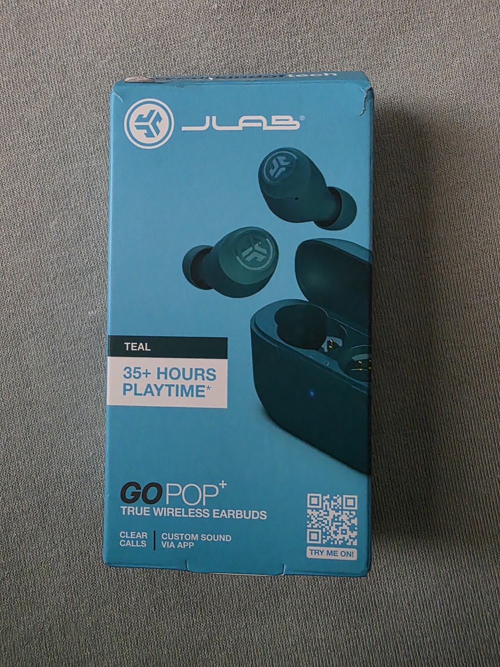 JLab Go Pop+ True Wireless Earbuds - Teal